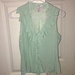 Light green tank top